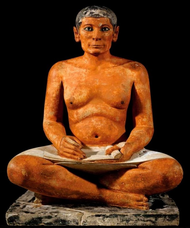 seated scribe